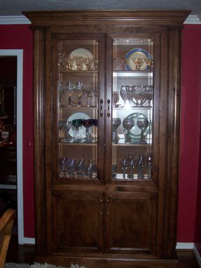 Handmade Curio Cabinet by Unique Wood Works CustomMade.com
