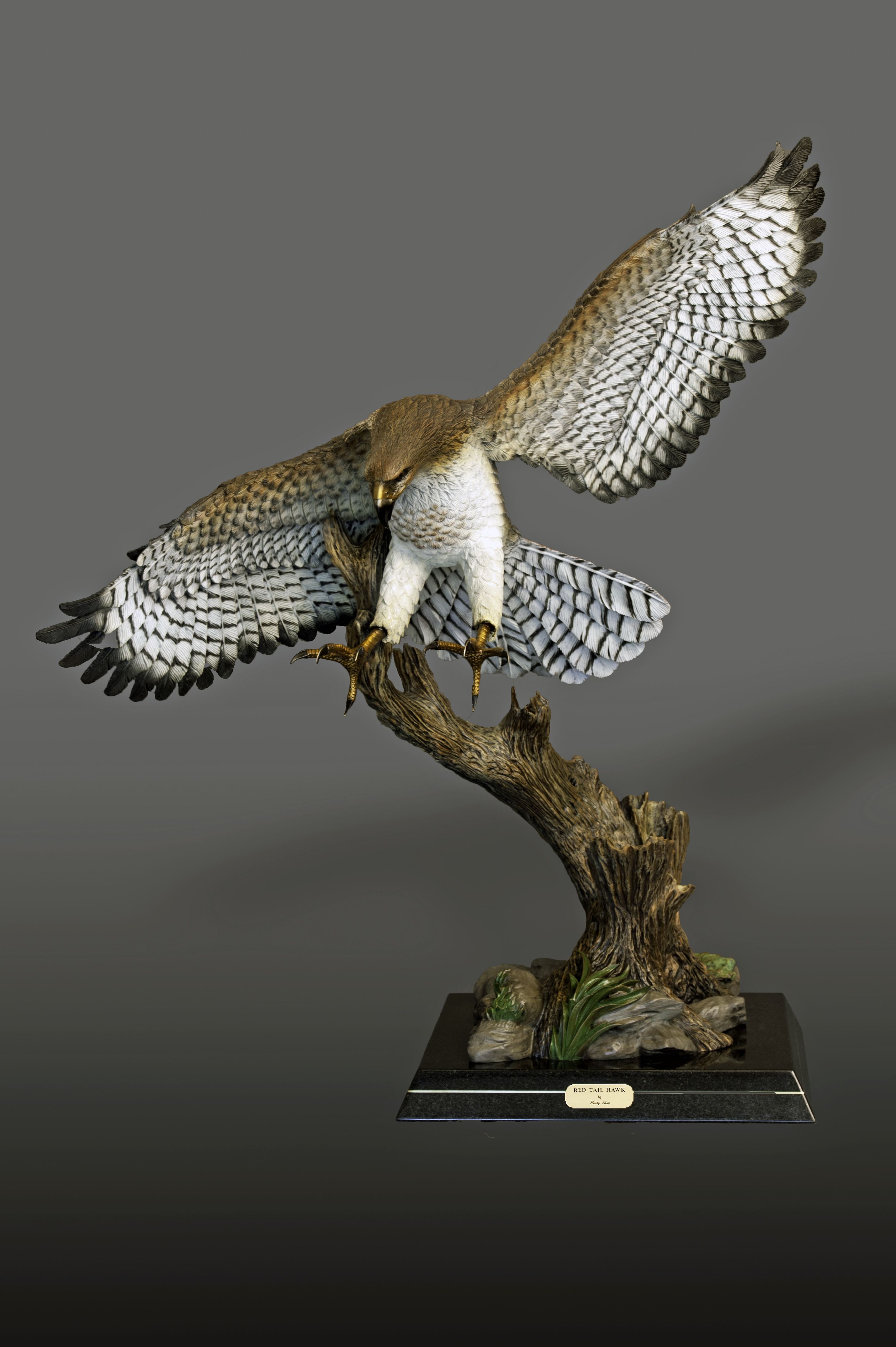 Buy Custom Made Life Size Magnificent Bronze "RedTailed Hawk
