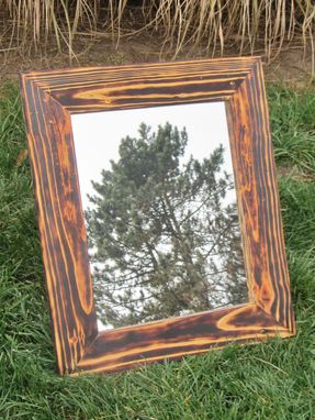 Custom Made Mirror 23x27 With Wood Frame - Any Size Available - Made From Reclaimed Wood Pallets