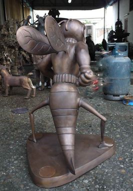 Custom Made Bronze Stinger Mascot
