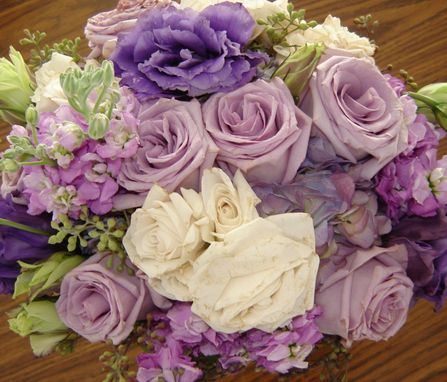 Custom Made Floral Preservation ~ Bridal Flowers With Wedding Invitation