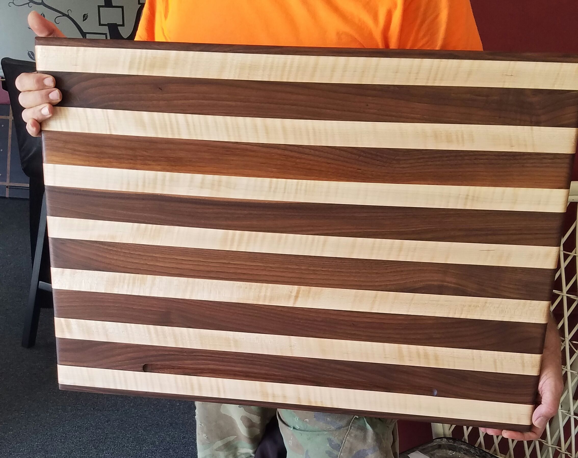Hand Made Custom Cutting Boards Walnut, Maple, Cherry And Oak by AllMar  Woodcraft