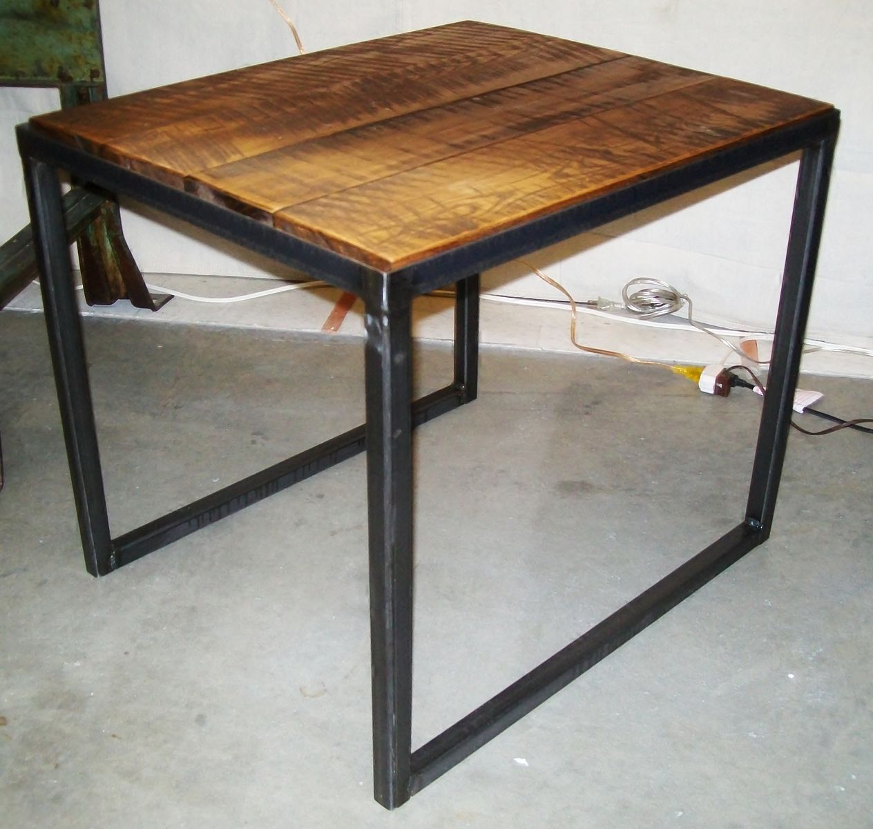 Handmade Industrial Wood & Steel Coffee Table by Lucah Designs ...