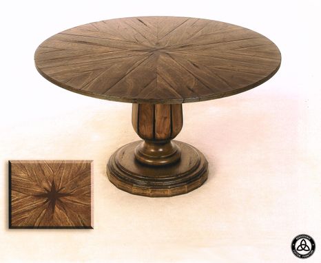 Custom Made #421 Meranti Pie Section Dining Table