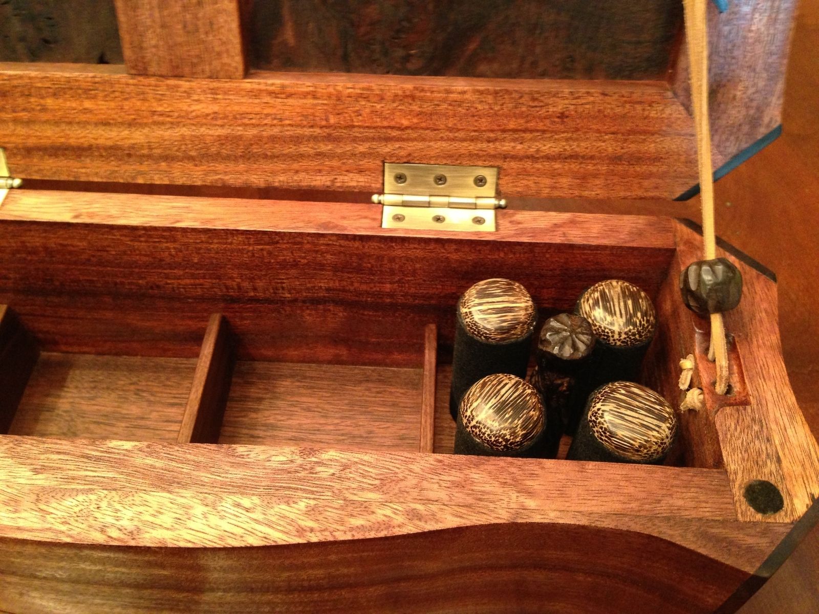Custom Made Napkin Ring Storage Box by Mark Alan Artisan Woods