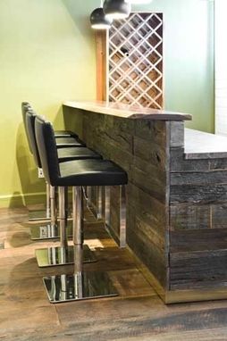 Hand Crafted Reclaimed Wood Bar by Union Square Vintage 