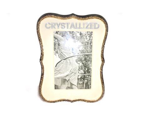 Custom Made Crystallized 5x7 Kate Spade Crown Point Picture Frame Genuine European Crystals Bedazzled