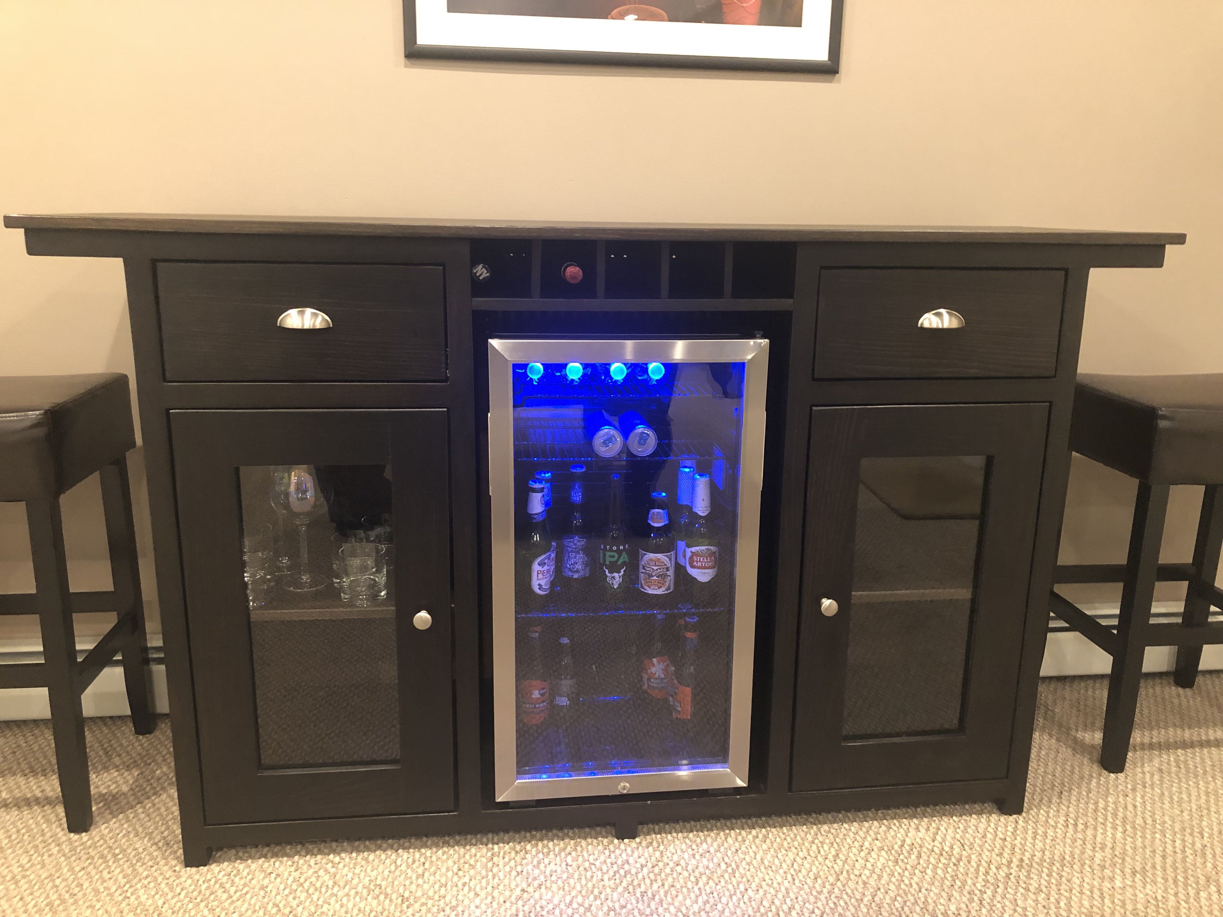 Hand Crafted Credenza/Sideboard With Wine Rack by THH CREATIONS ...