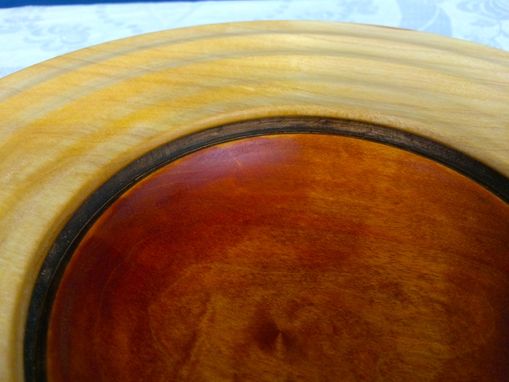 Custom Made One Of A Kind Hand Turned, Magic Bowl Within A Bowl Maple Wood Art Bowl
