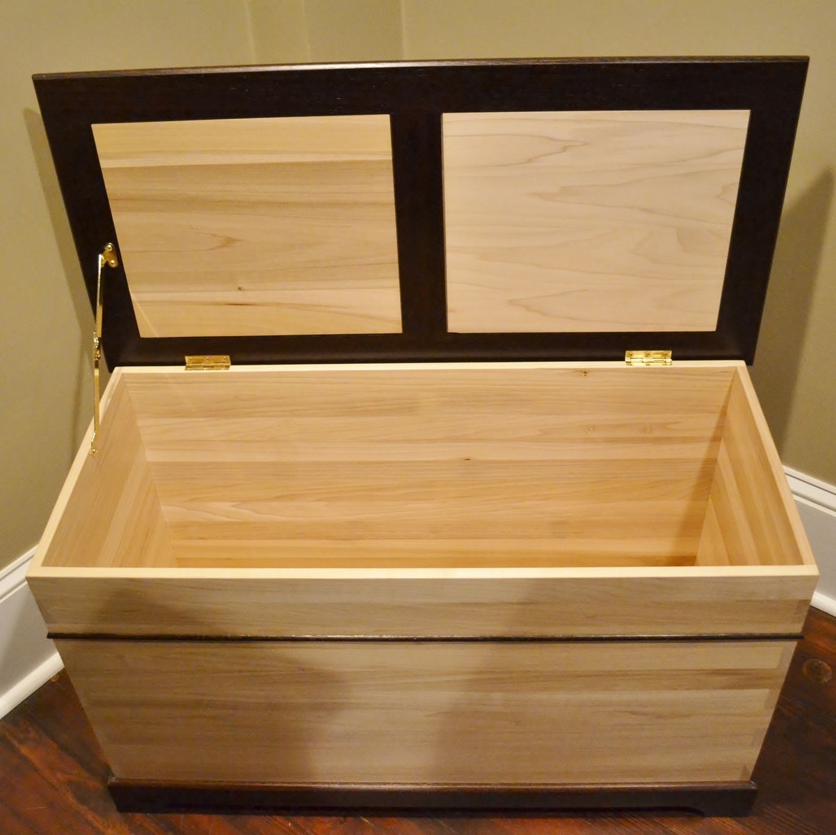 Hand Crafted Wenge & Poplar Blanket Chest by Bucks County Craftmasters ...