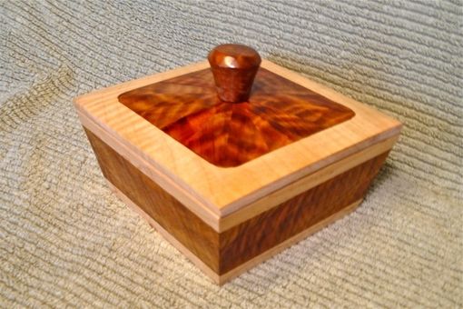 Custom Made Sugi Pine And Maple Box
