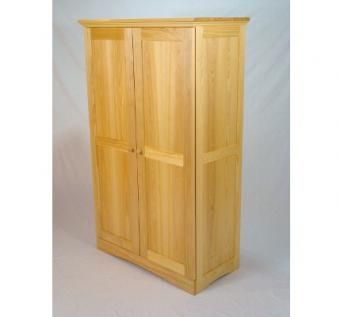 Custom Made Solid Cypress Storage Armoire