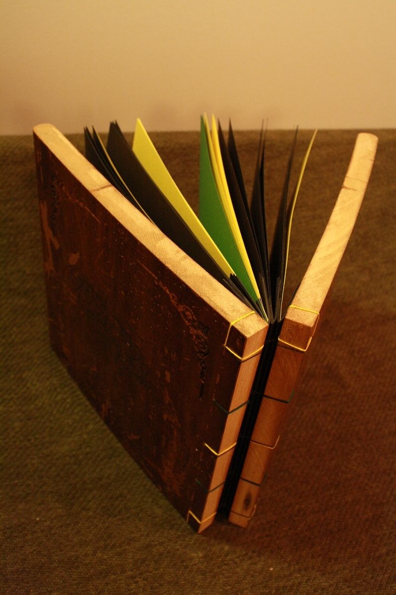 Custom Wood Book Cover/Binder by Papercraft Miracles