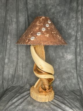 Custom Made Twisted Juniper Table Lamp