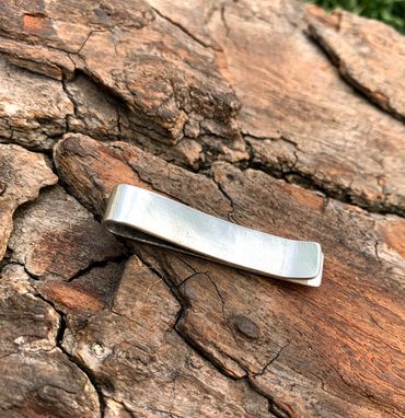 Custom Made Sterling Silver - Personalized Tie Bar