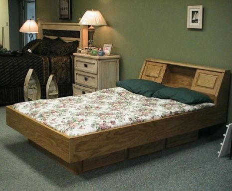 Custom Made Oak Waterbed