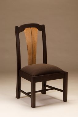 Custom Made Ebonized Walnut Chair