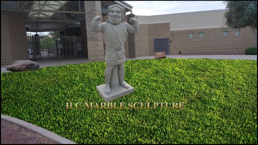 Custom Made School Mascot Marble Statue