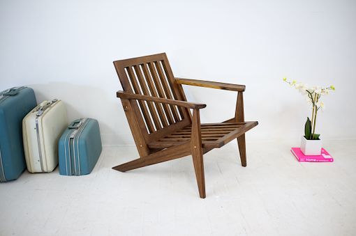 Custom Made Mid Century Modern Lounge Chair