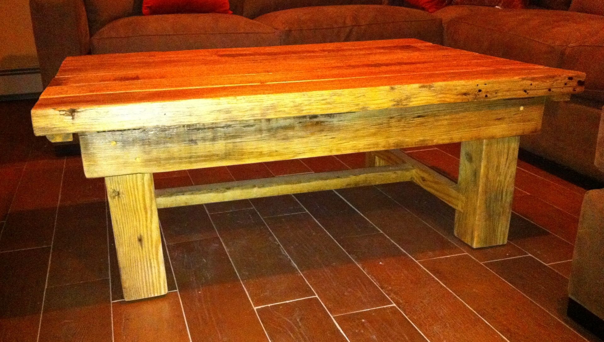 Custom Made Reclaimed Wood Coffee Table by Endless Design