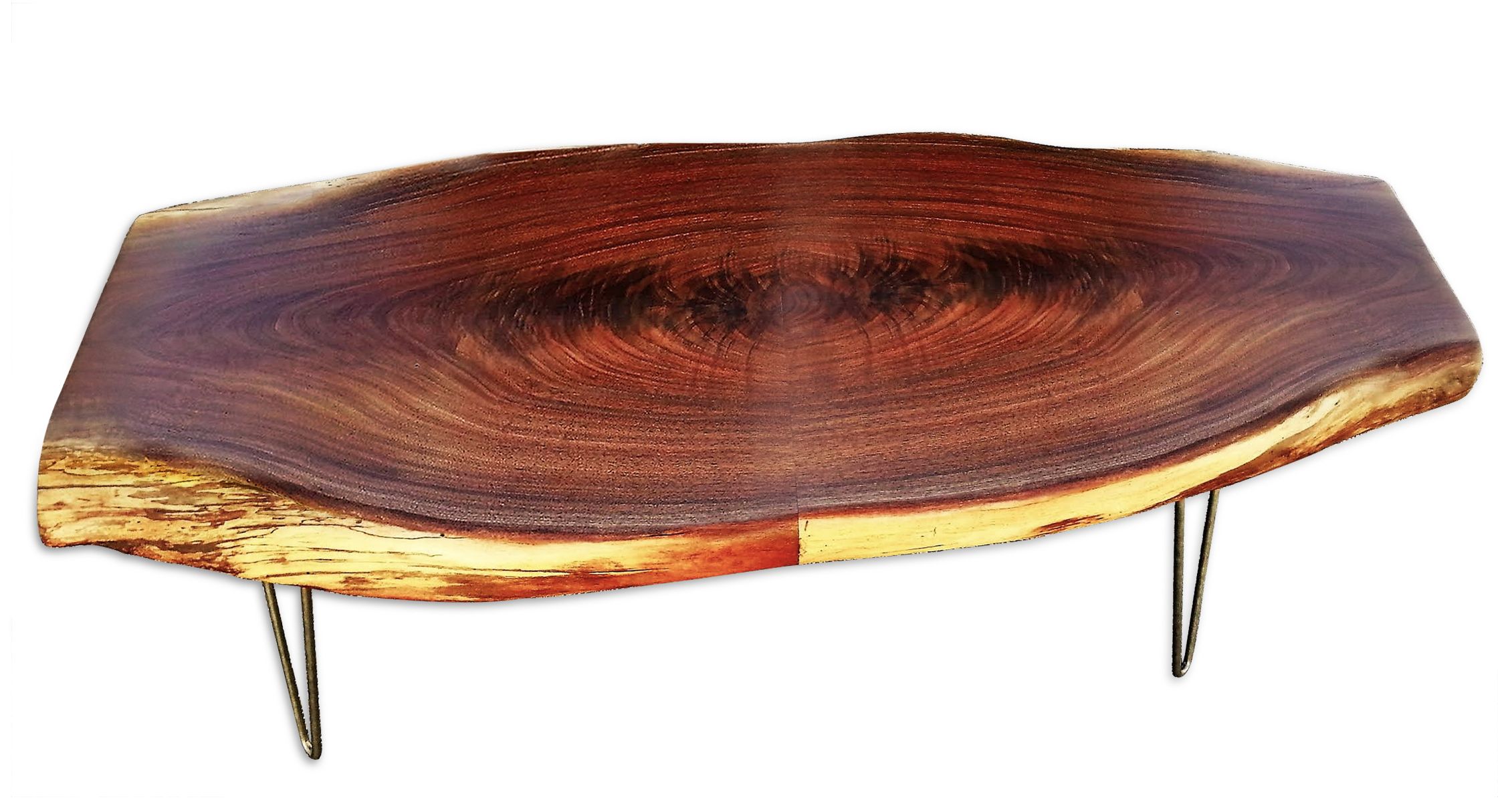 Hand Made Live Edge Coffee Table WalnutLarge Coffee Table Rustic