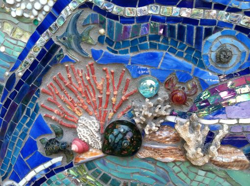 Custom Made Mermaid Mosaic: Mother Ocean