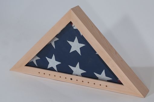 Custom Made Maple Flag Box