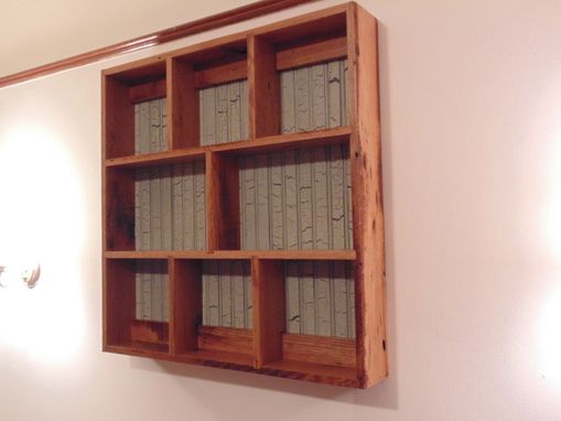 Custom Made Reclaimed Oak Wall Shelf