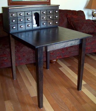 Custom Made Desk With Drawers For Craft Table