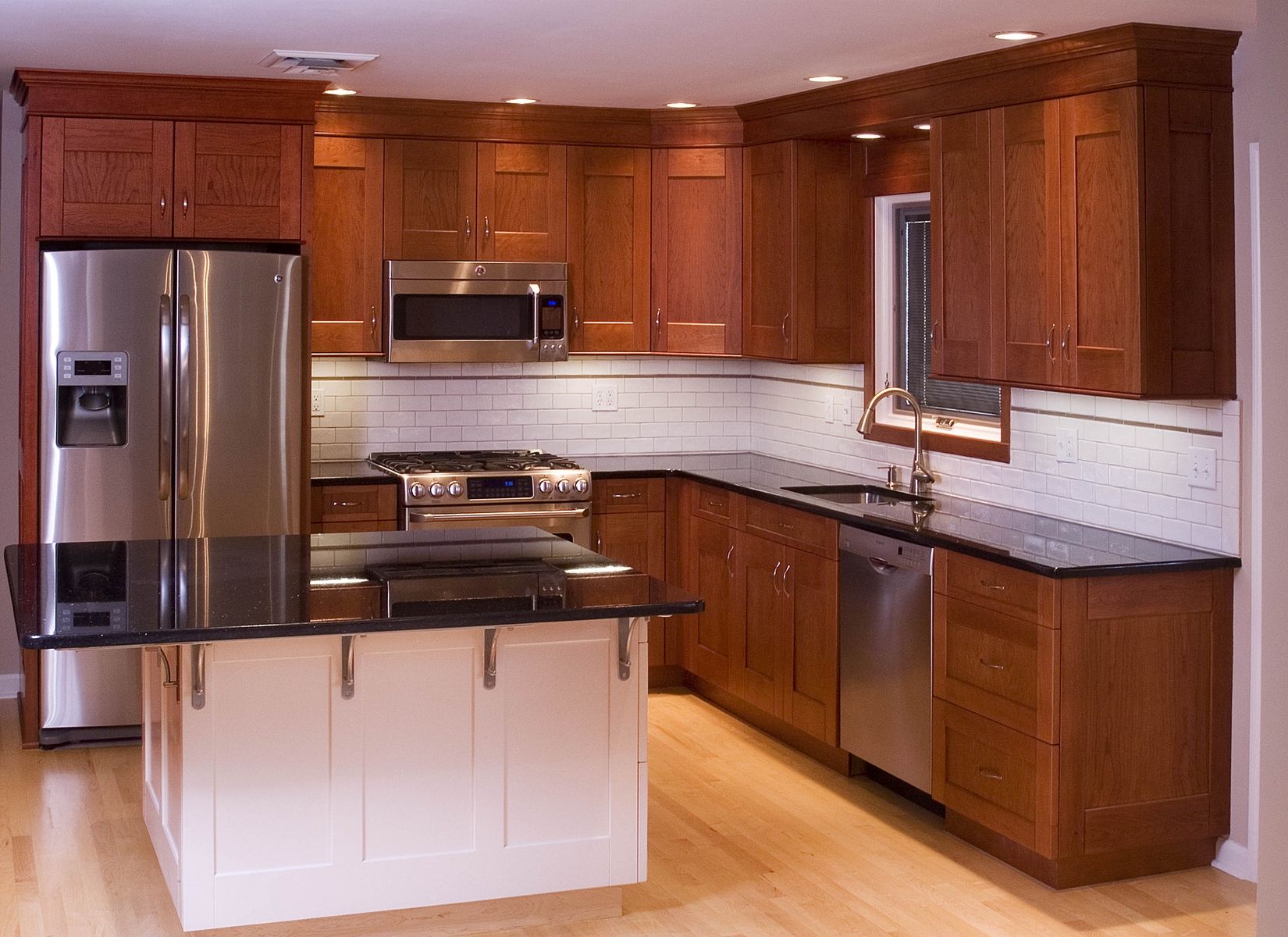 Custom Made Cherry Kitchen Cabinets by Neal Barrett Woodworking | CustomMade.com