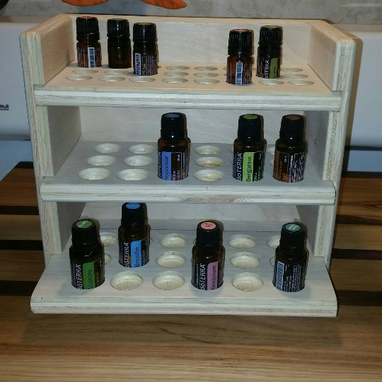 Custom Made Essential Oils Display Shelf W/Removable Shelves