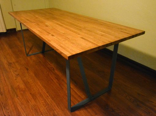 Custom Made Modern Table With Leaf