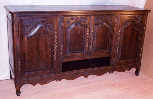 Custom Made Entertainment Cabinet In The French Style In Walnut