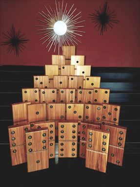 Custom Made Giant Dominoes Solid Cedar Full Set Of 28