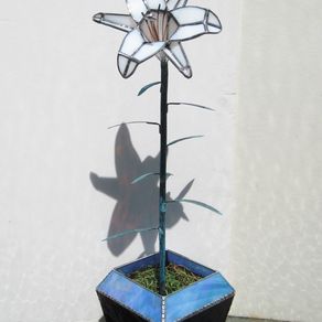 Carnation Flower - 3D Stained Glass - Spouse-ly
