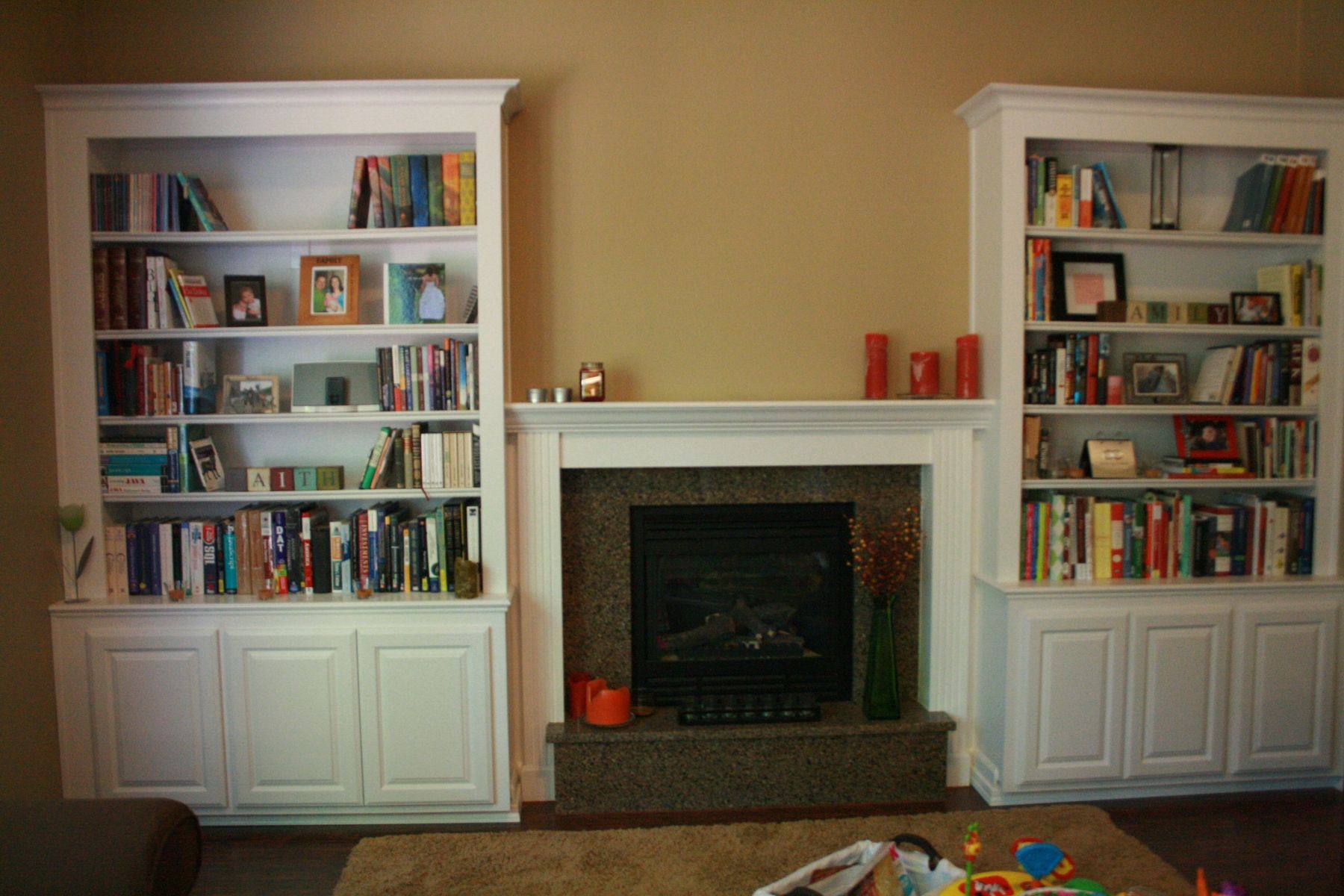 Hand Crafted Built-In Bookcases by Noble Brothers Custom Furniture ...