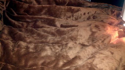 Custom Made Oversized Caramel Comforter