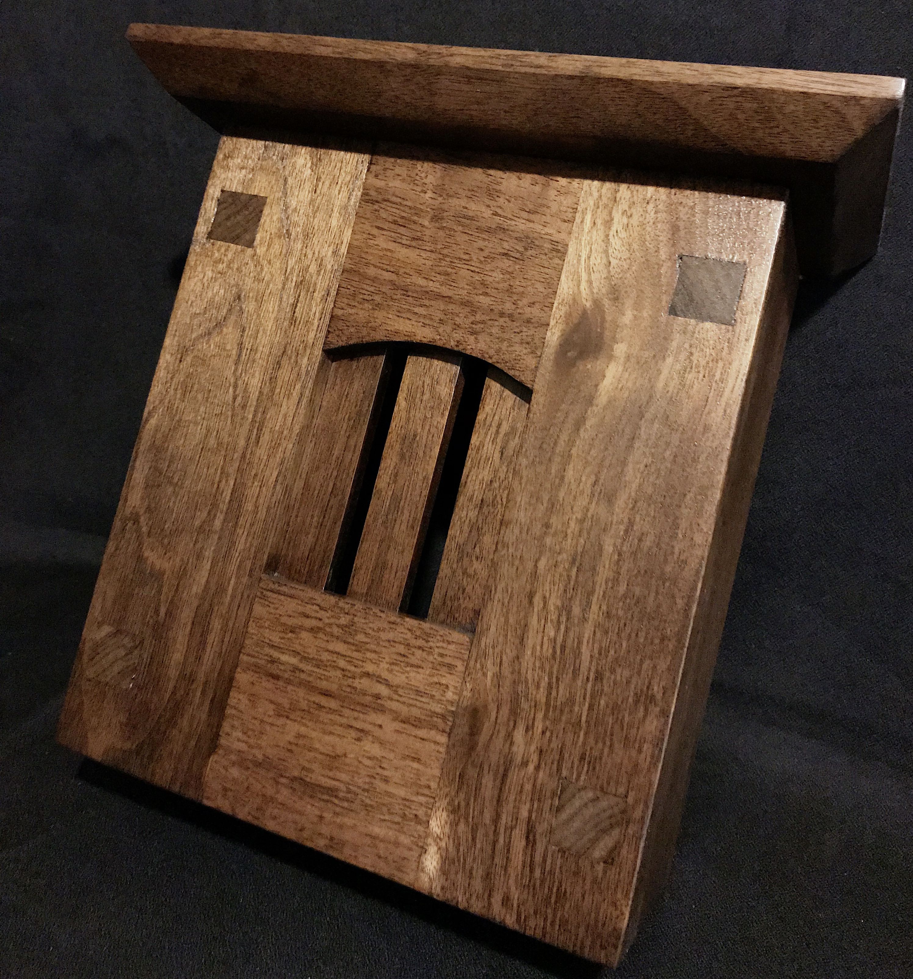 Buy Hand Crafted Craftsman Style Wood Doorbell Chime Cover (Walnut