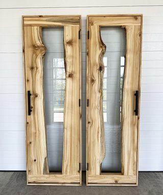 Custom Made Live Edge Sauna Door