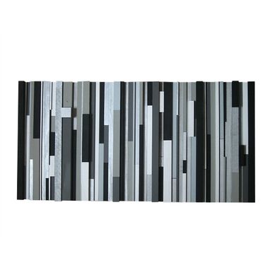 Custom Made Black And White Abstract Art, Abstract Painting, Wood Wall Sculpture, Wall Art Wood