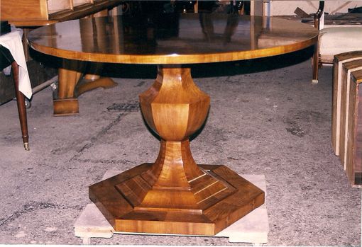 Custom Made Biedermeier Tilt Top Center Table