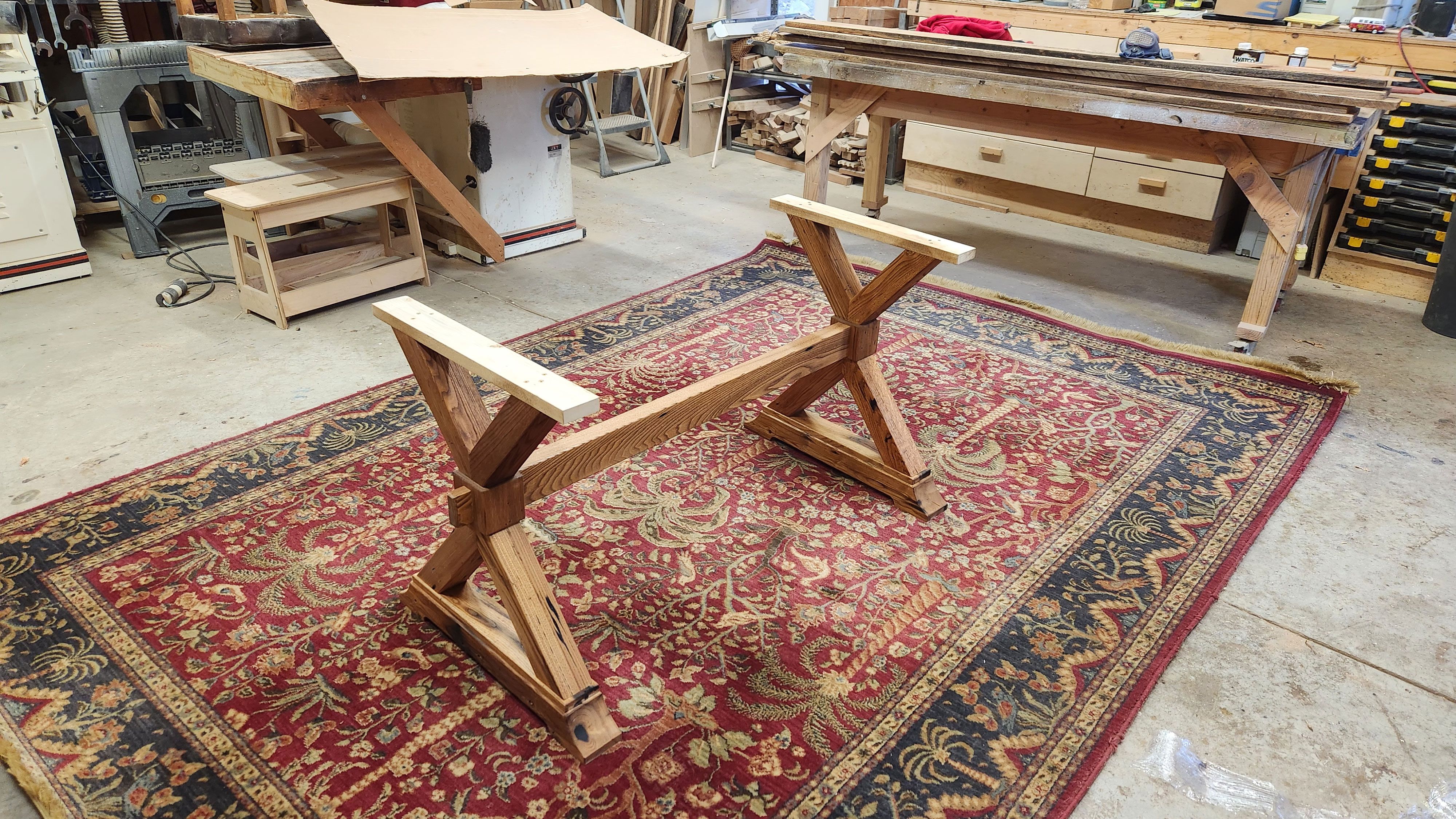 Buy Hand Made XBase Dining Table, made to order from JGFstudio for