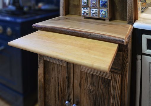Custom Made Rustic Kitchen Island/Spice Cabinet