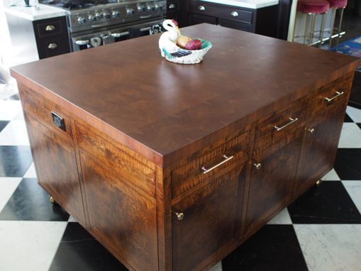 Custom Made Butcher Block Island Top End Grain Cherry