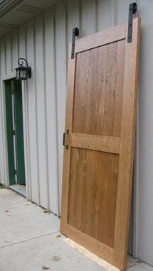 Custom Made Massive Solid Cherry Interior Carriage Door