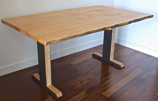 Custom Made Natural Live Edge Maple Table