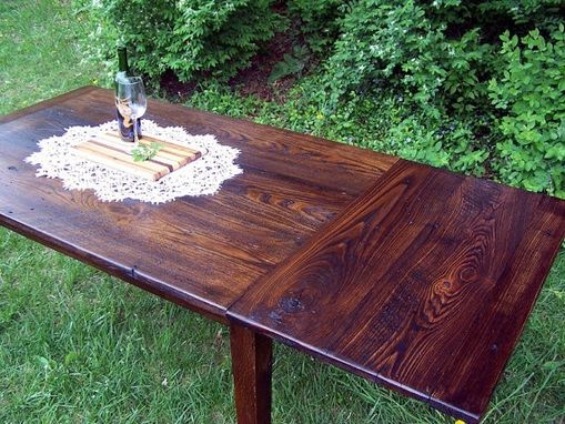 Custom Made Wormy Chestnut Farmhouse Extension Table