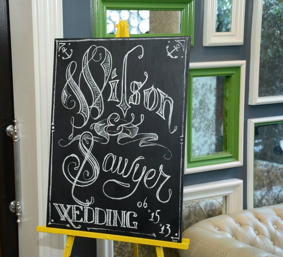 Hand Made Custom Chalkboard Sign Art by ThreeManTiger Arts | CustomMade.com