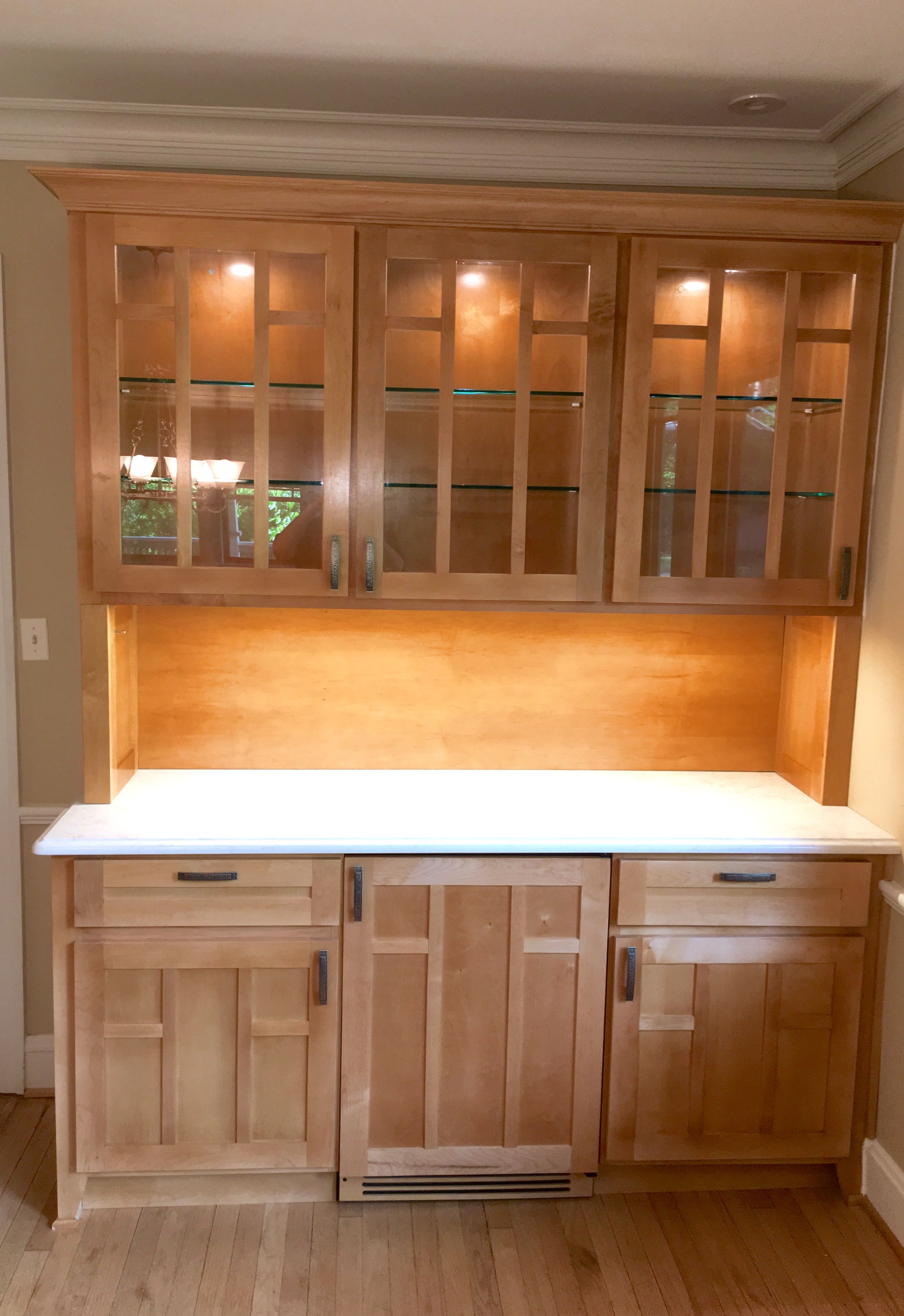 Handmade Craftsman Style Hutch by Built Custom Carpentry