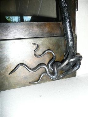 Custom Made Vineyard Fireplace Doors